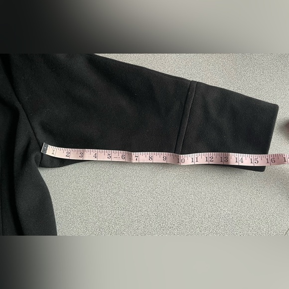 Vintage ELECTRE PARIS Black Virgin Wool Coat - Picture 13 of 13